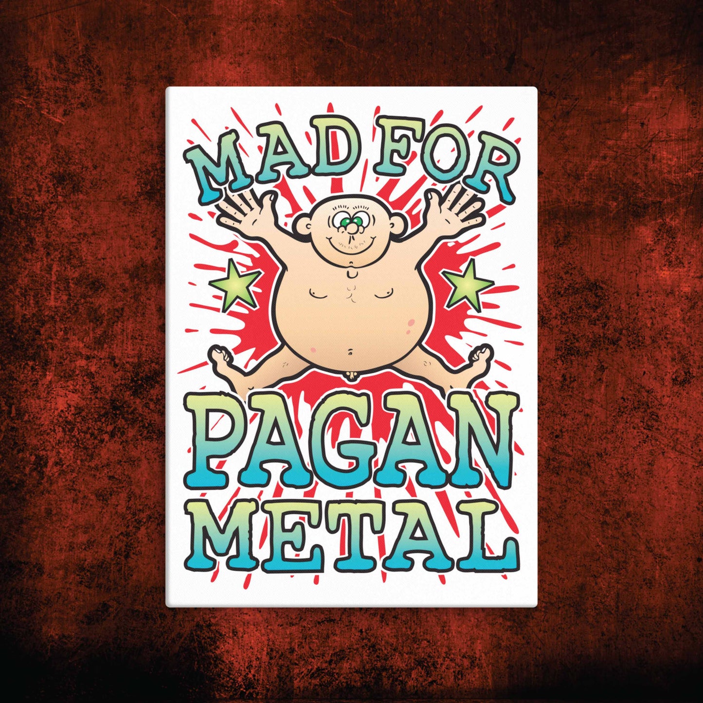 Pagan Metal Canvas Print 30x40cm