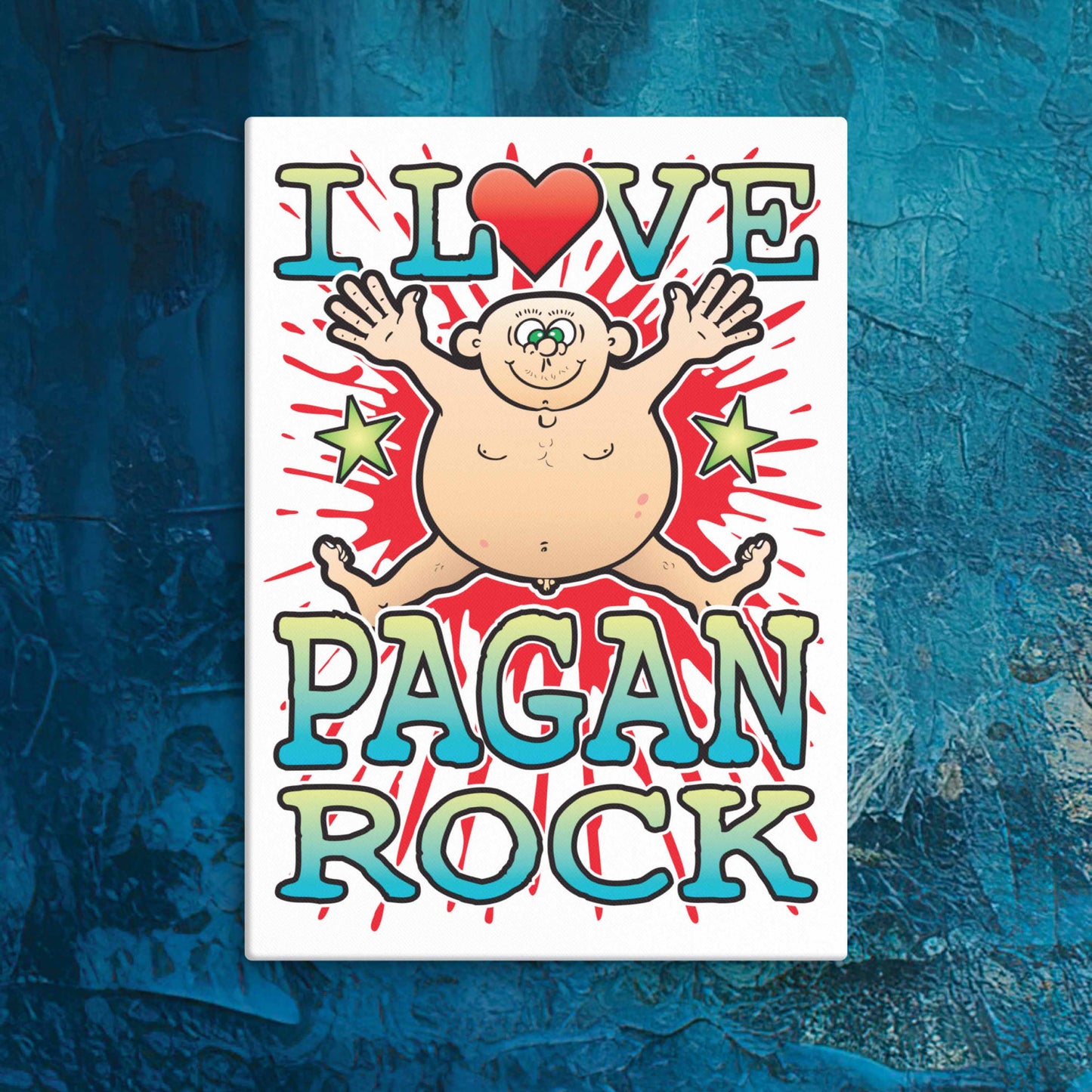 Pagan Rock Canvas Print 30x40cm