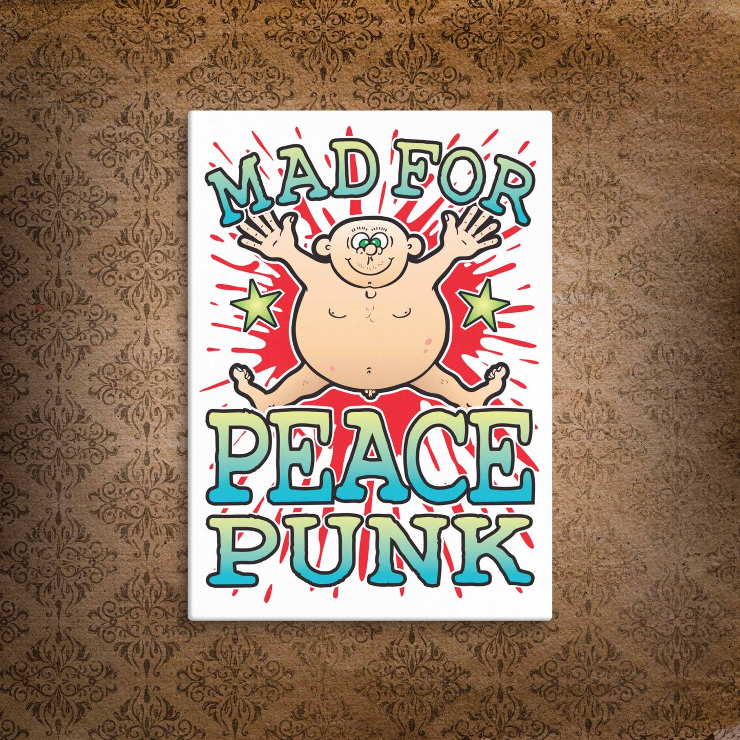 Peace Punk Canvas Print 51x71cm