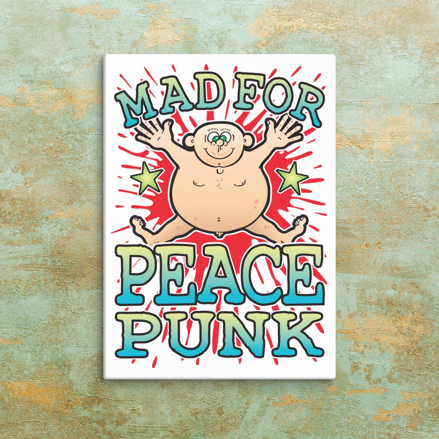 Peace Punk Canvas Print 51x71cm