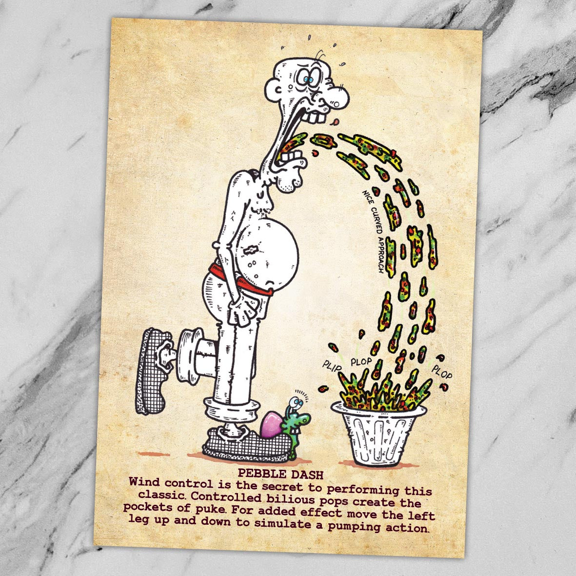 Pebble Dash Art Print