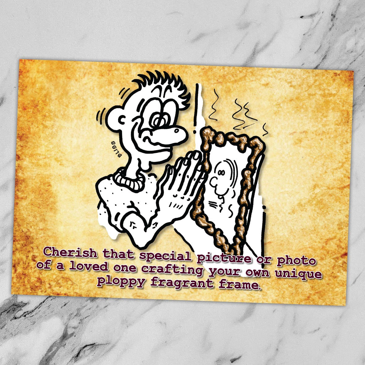Plop Picture Frame Cartoon Art Print