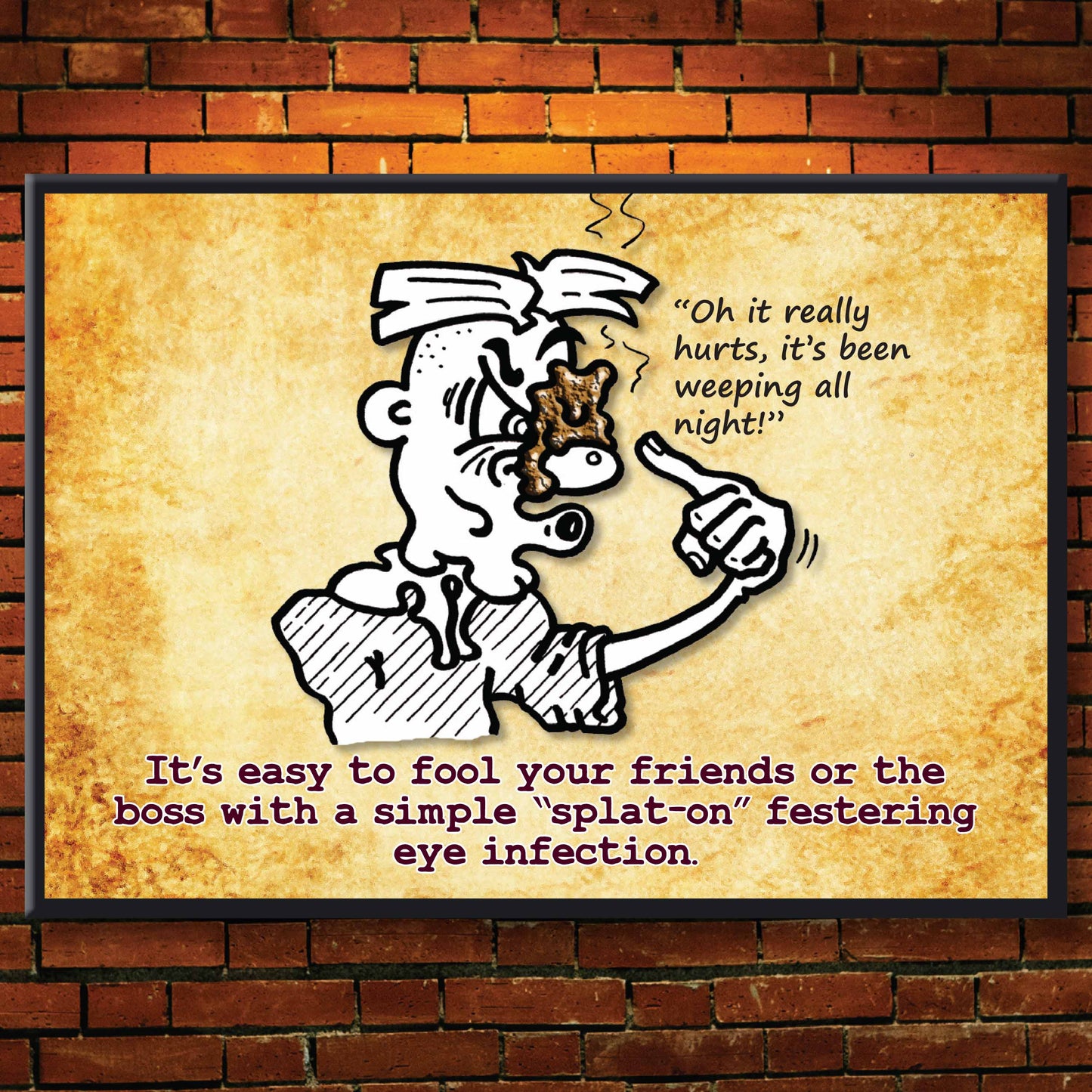 Bad Eye - Dog Poo Art Print