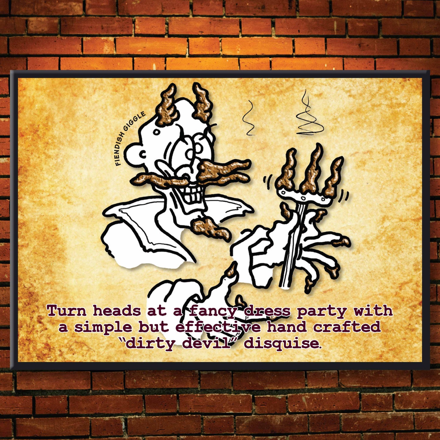 Dirty Devil - Dog Poo Art Print