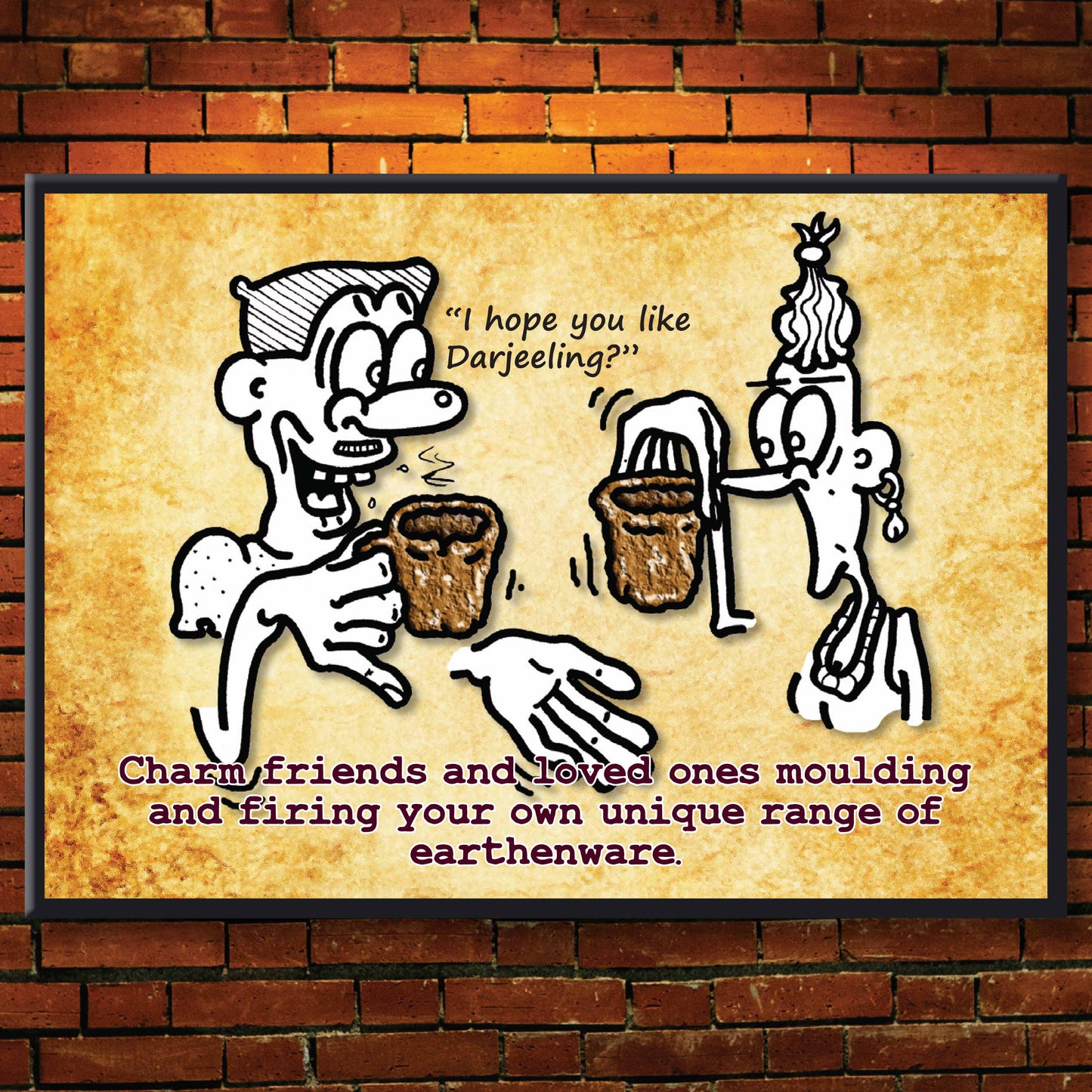 Organic Earthenware - Dog Poo Art Print
