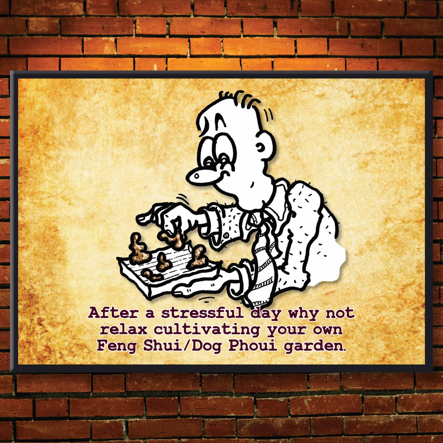 Feng Shui - Dog Poo Art Print