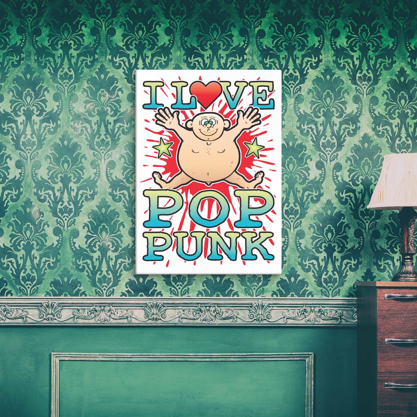 Pop Punk 51x71cm Canvas Print
