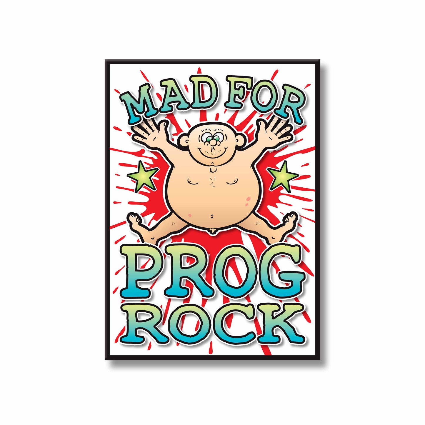 Prog Rock Art Print / Mad For Music Poster / Wall Décor