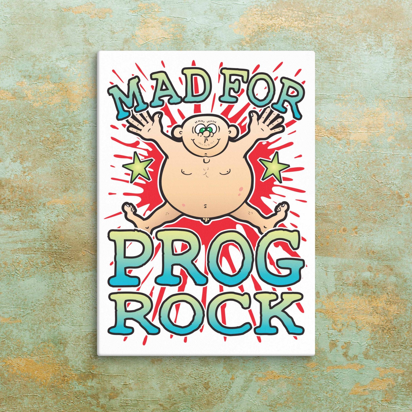 Prog Rock Canvas Print 51x71cm