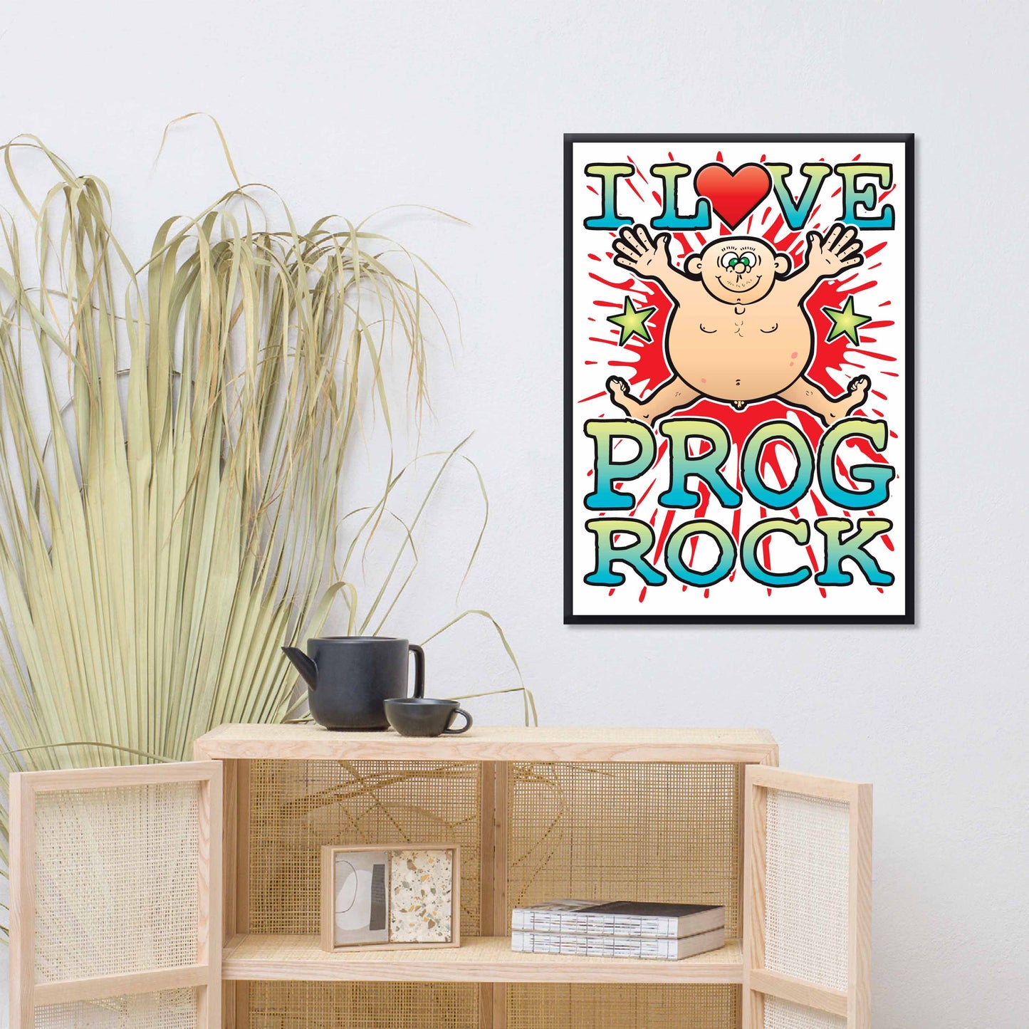 Prog Rock 50x70cm Wall Art / Love Music Poster