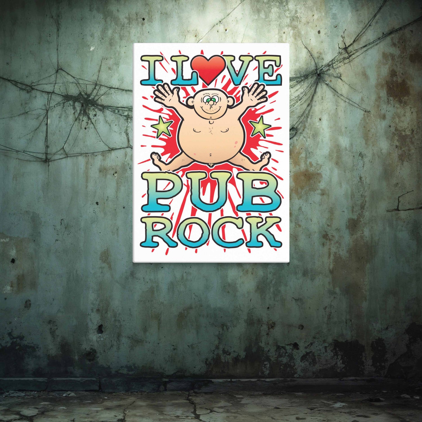 Pub Rock Canvas Print 30x40cm