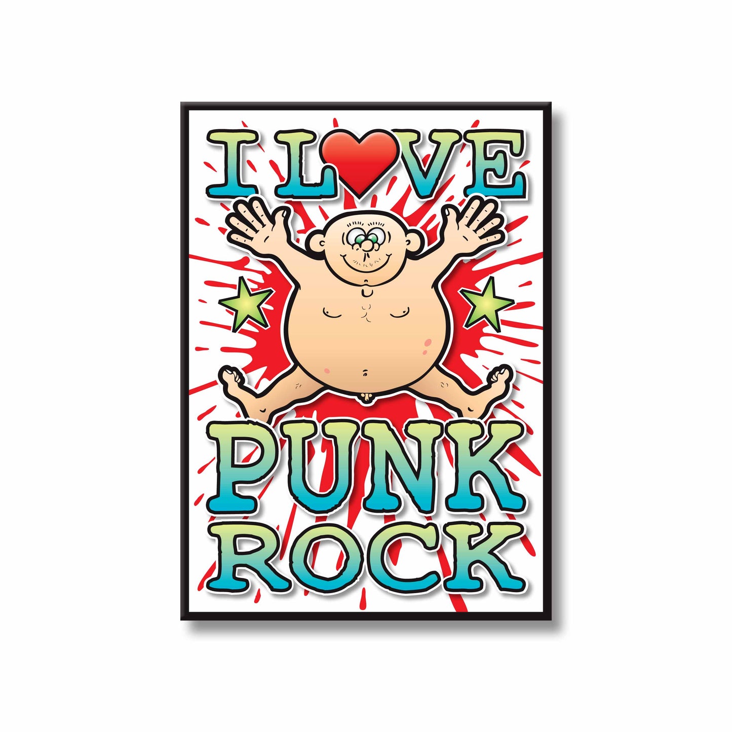 Punk Rock Art Print / Love Music Poster / Wall Décor / Rock Guru