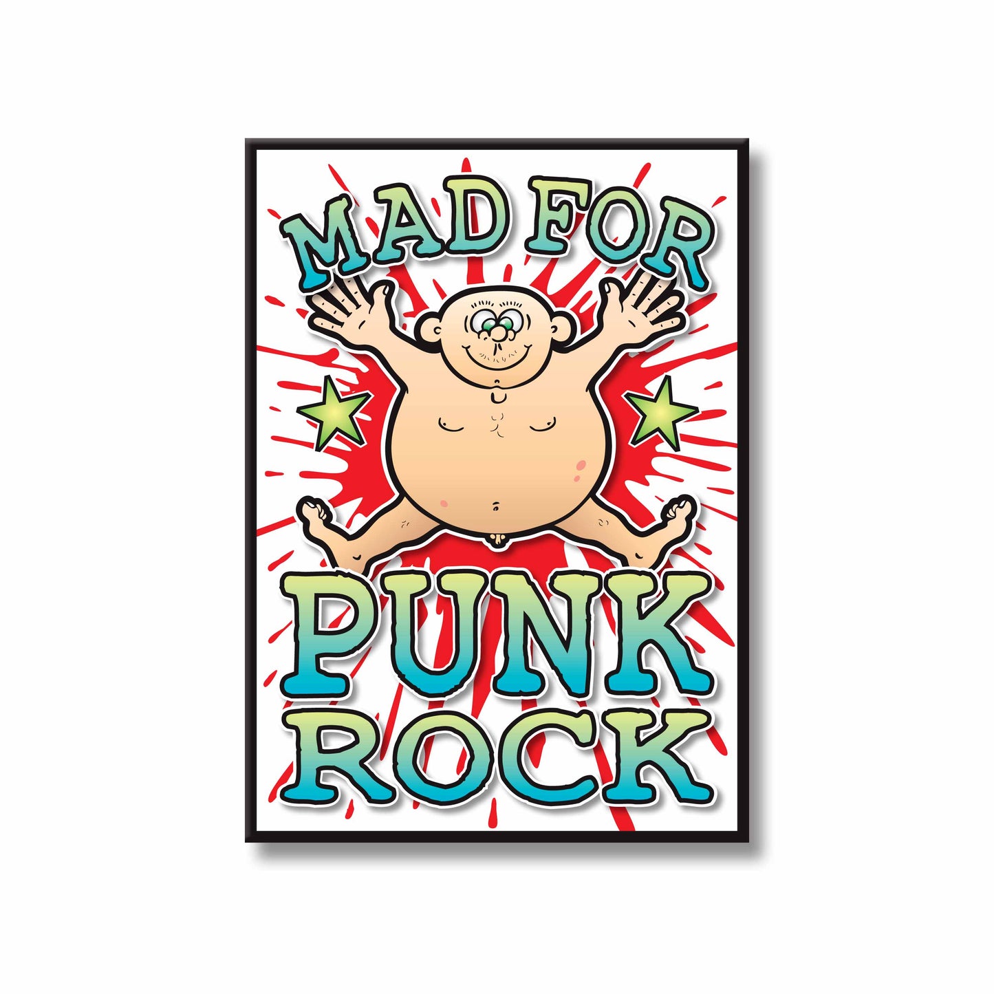 Punk Rock Art Print / Mad For Music Poster / Wall Décor