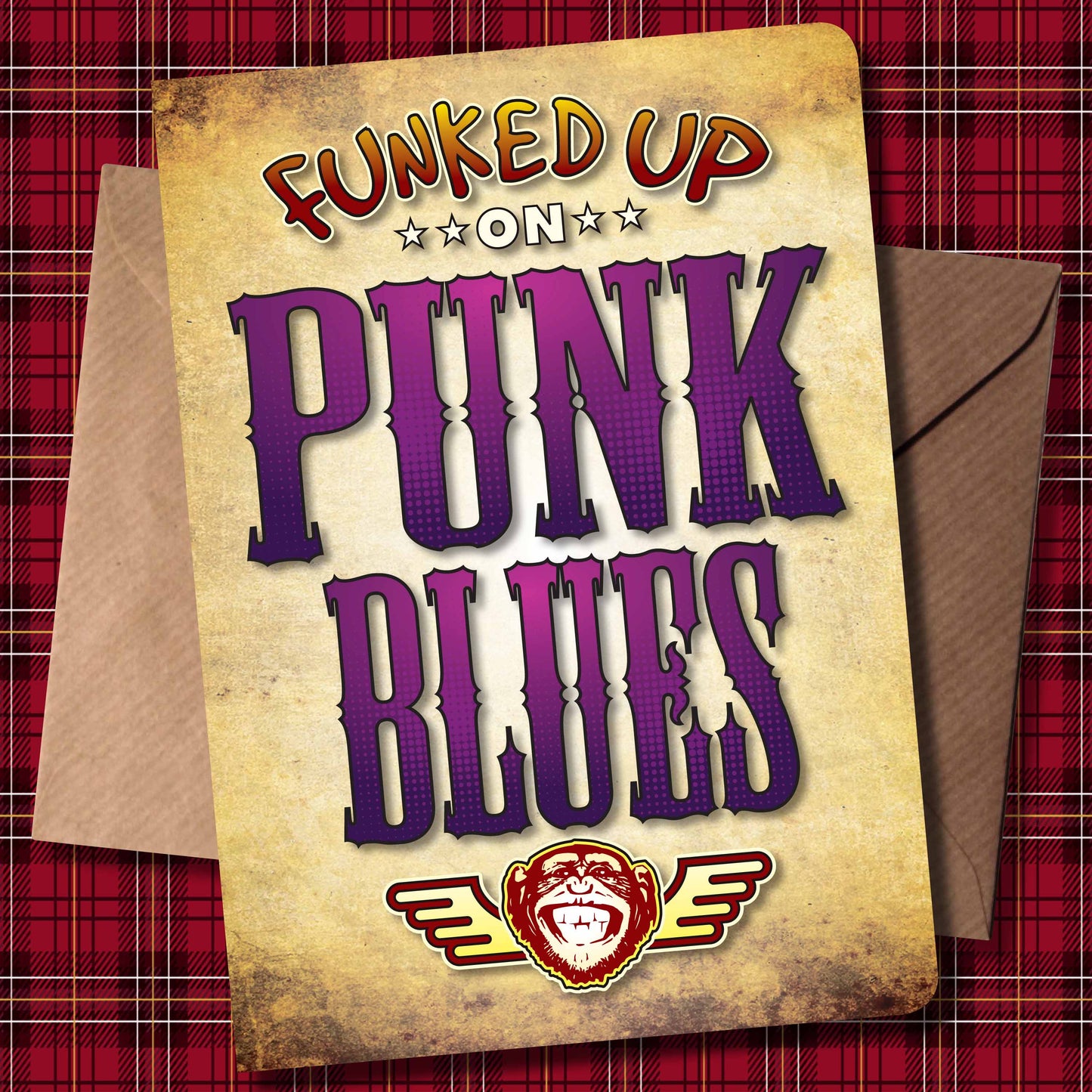 Punk Blues Art Print / Poster / Birthday Card / Greetings Card