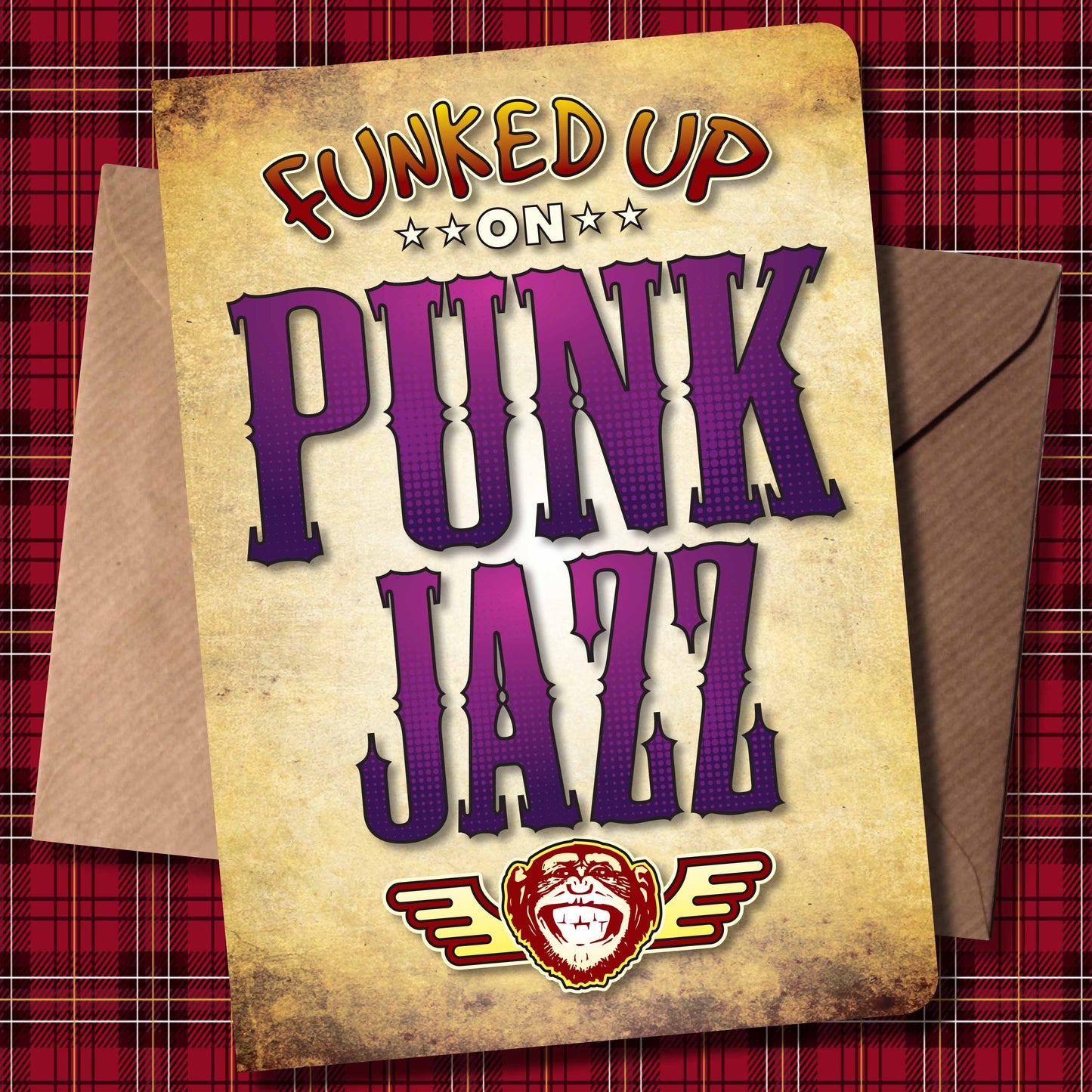 Punk Jazz Art Print / Poster / Birthday Card / Greetings Card
