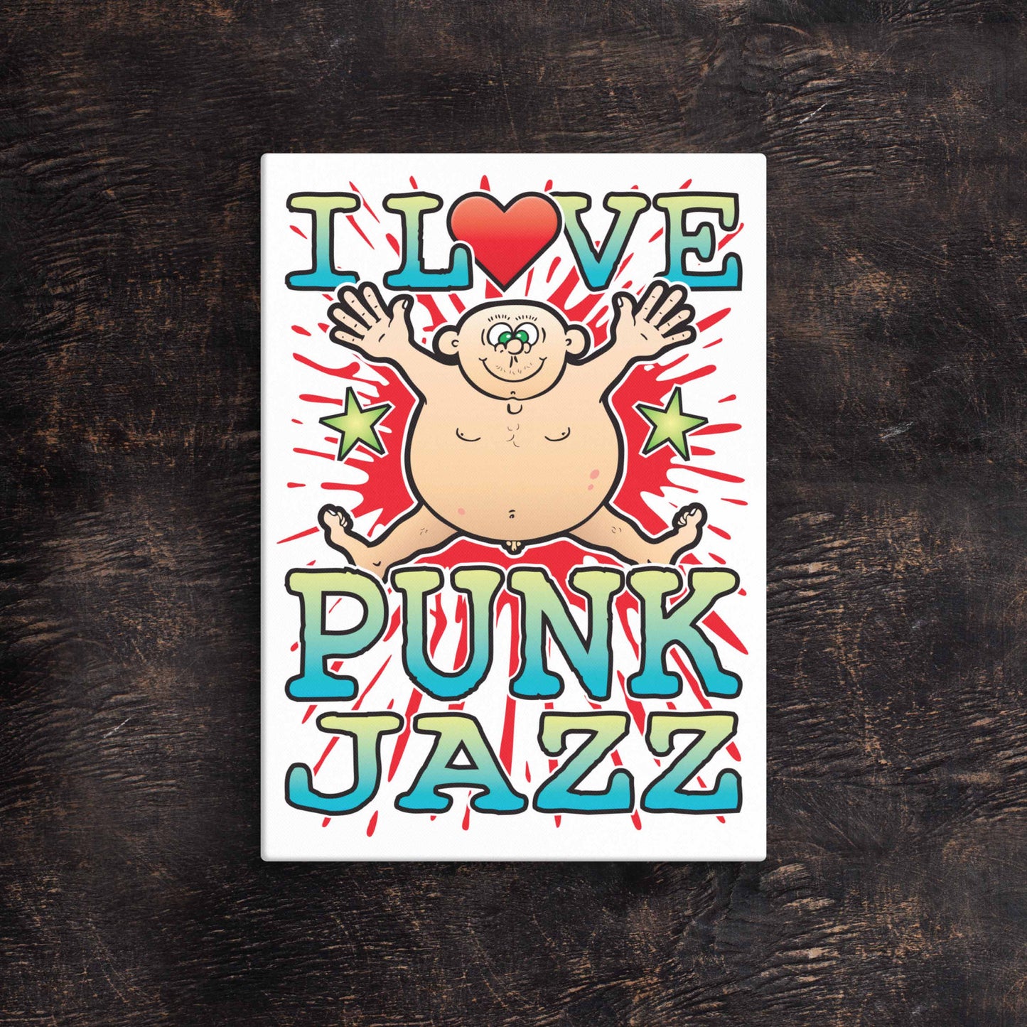 Punk Jazz 51x71cm Canvas Print