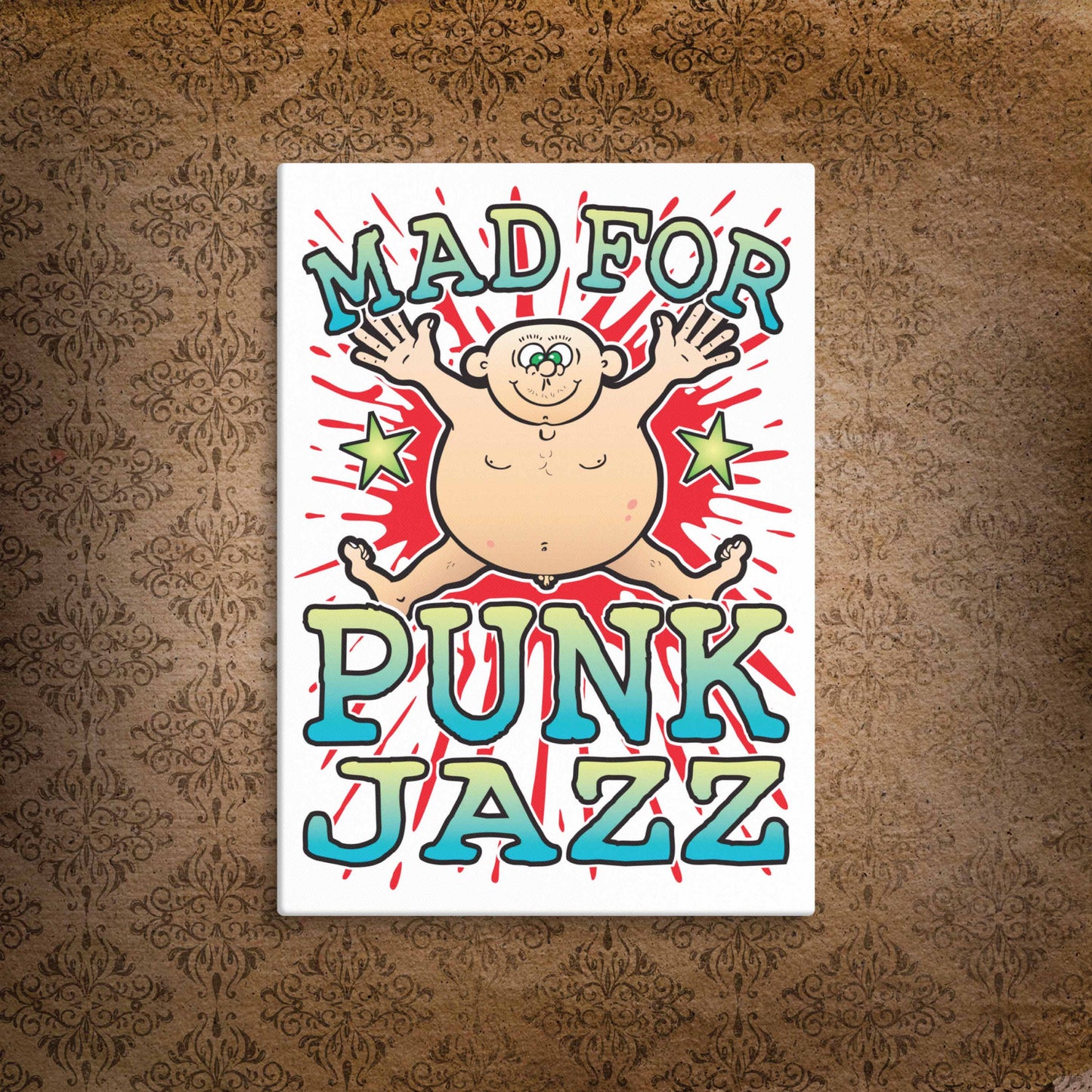Punk Jazz Canvas Print 30x40cm
