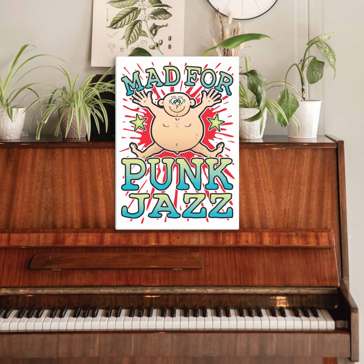 Punk Jazz Canvas Print 51x71cm