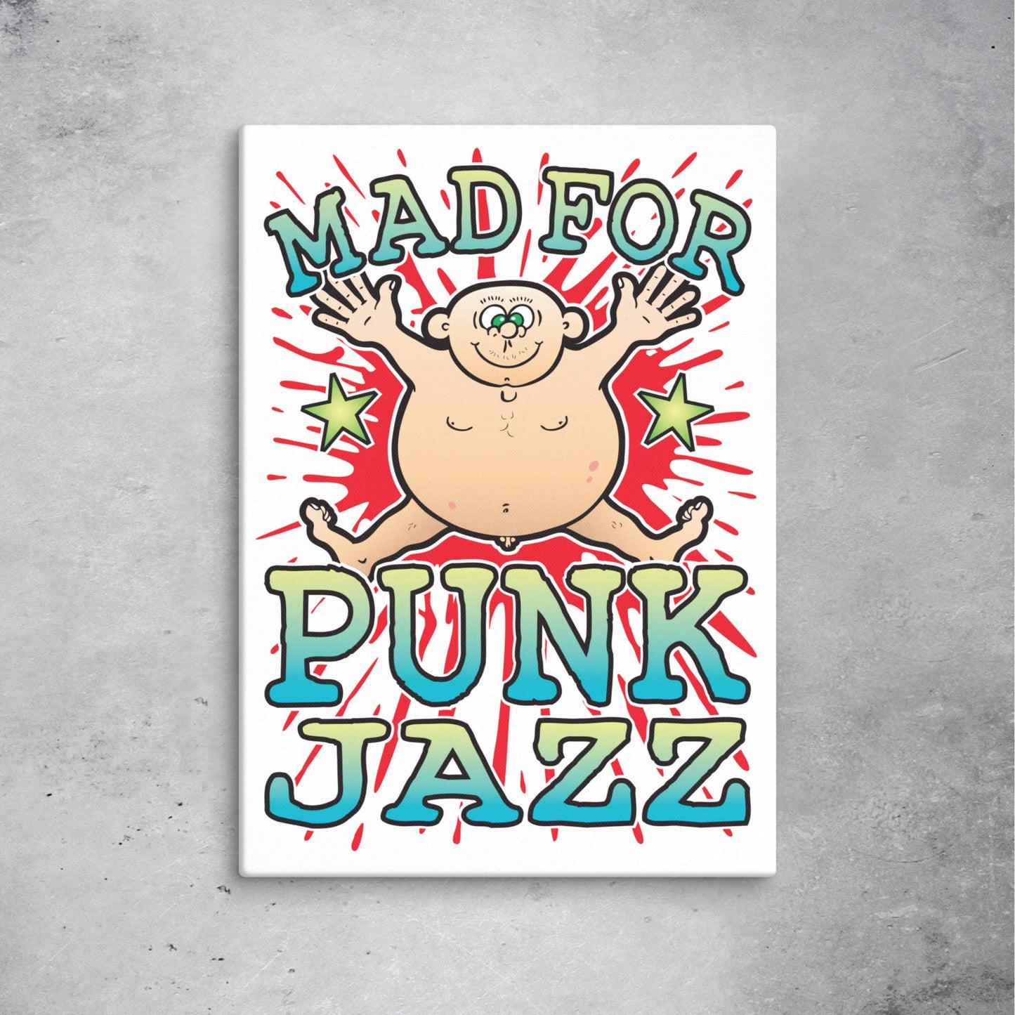Punk Jazz Canvas Print 51x71cm