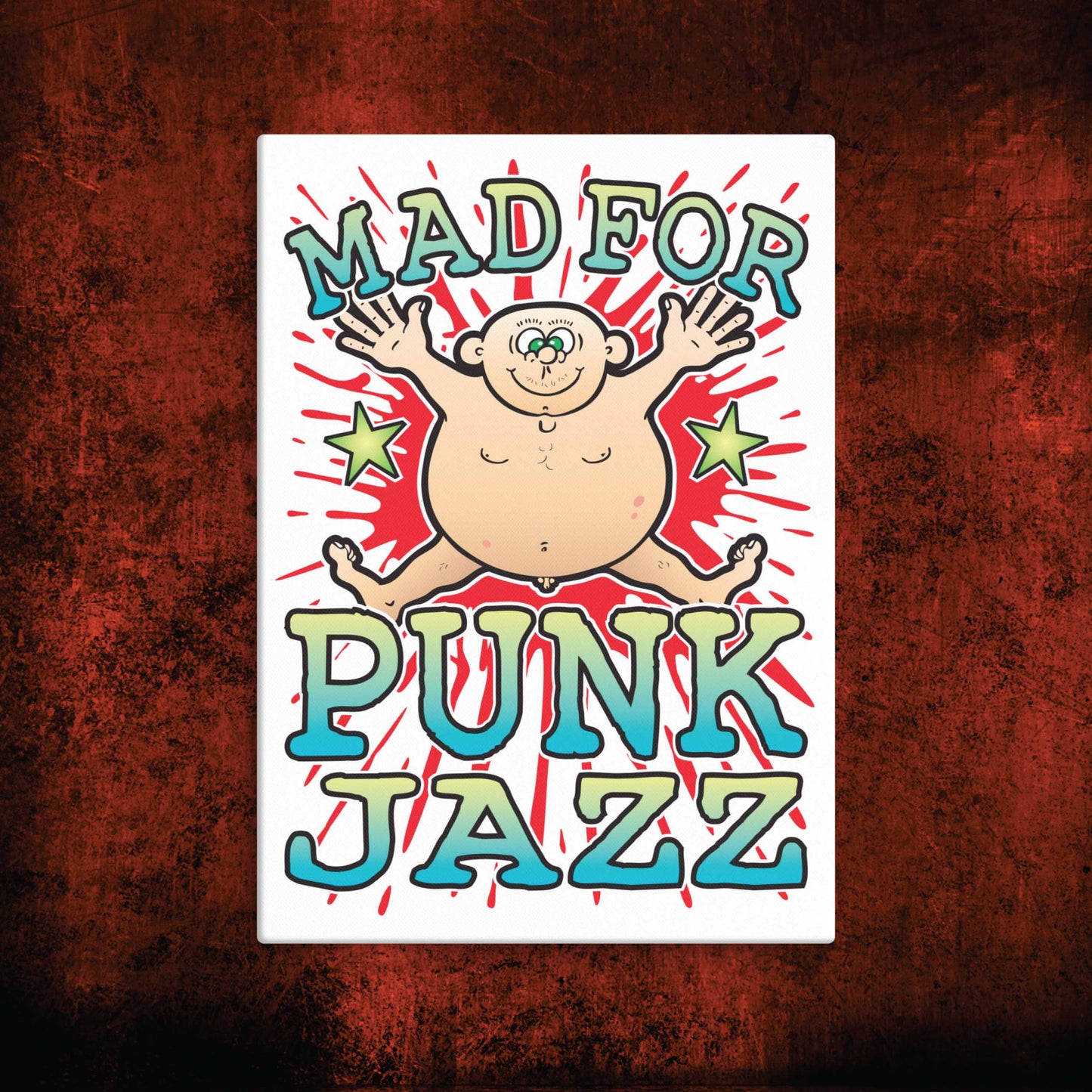 Punk Jazz Canvas Print 30x40cm