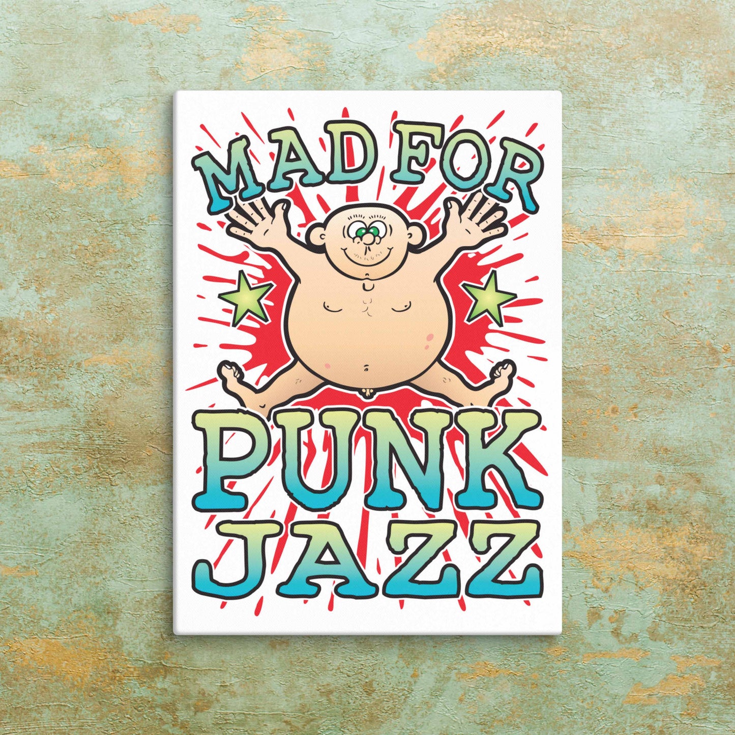 Punk Jazz Canvas Print 30x40cm