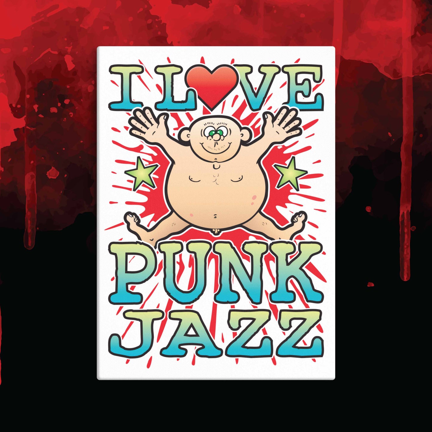 Punk Jazz 51x71cm Canvas Print