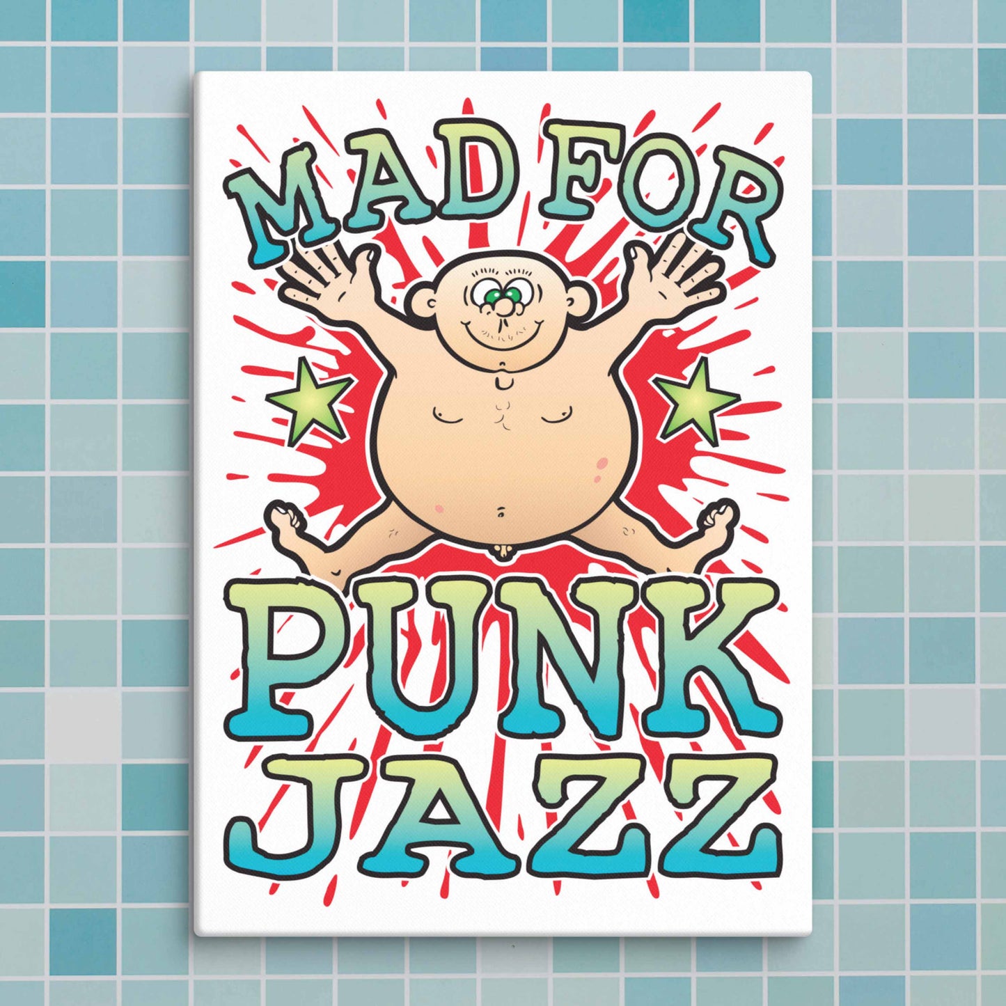 Punk Jazz Canvas Print 30x40cm