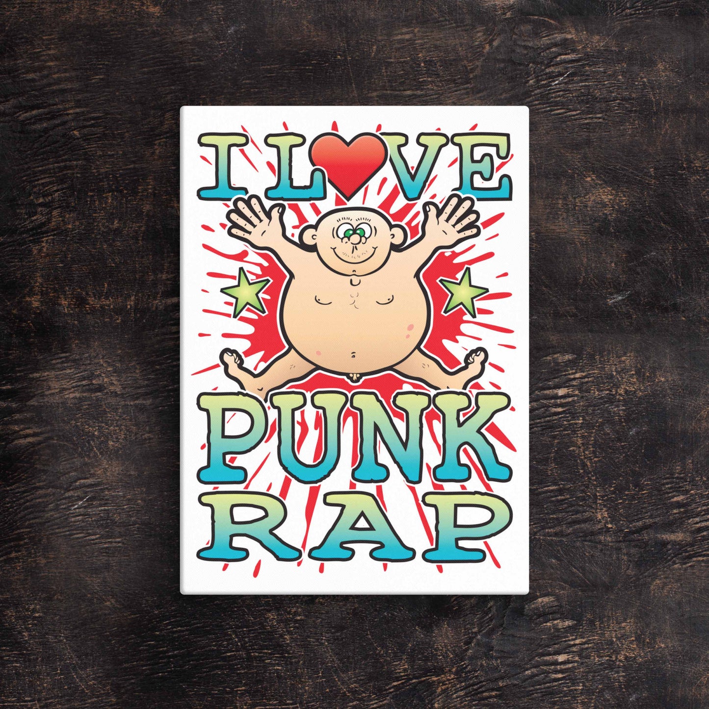 Punk Rap 51x71cm Canvas Print
