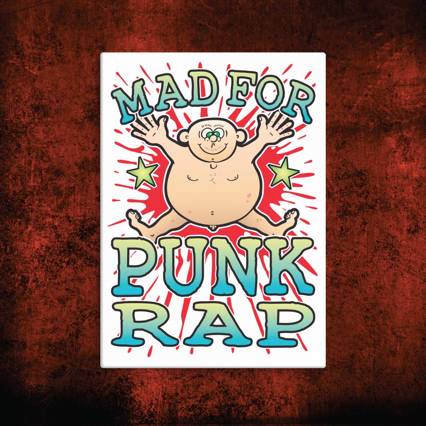 Punk Rap Canvas Print 30x40cm