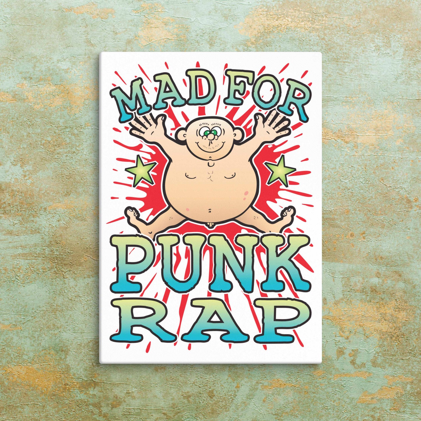 Punk Rap Canvas Print 30x40cm