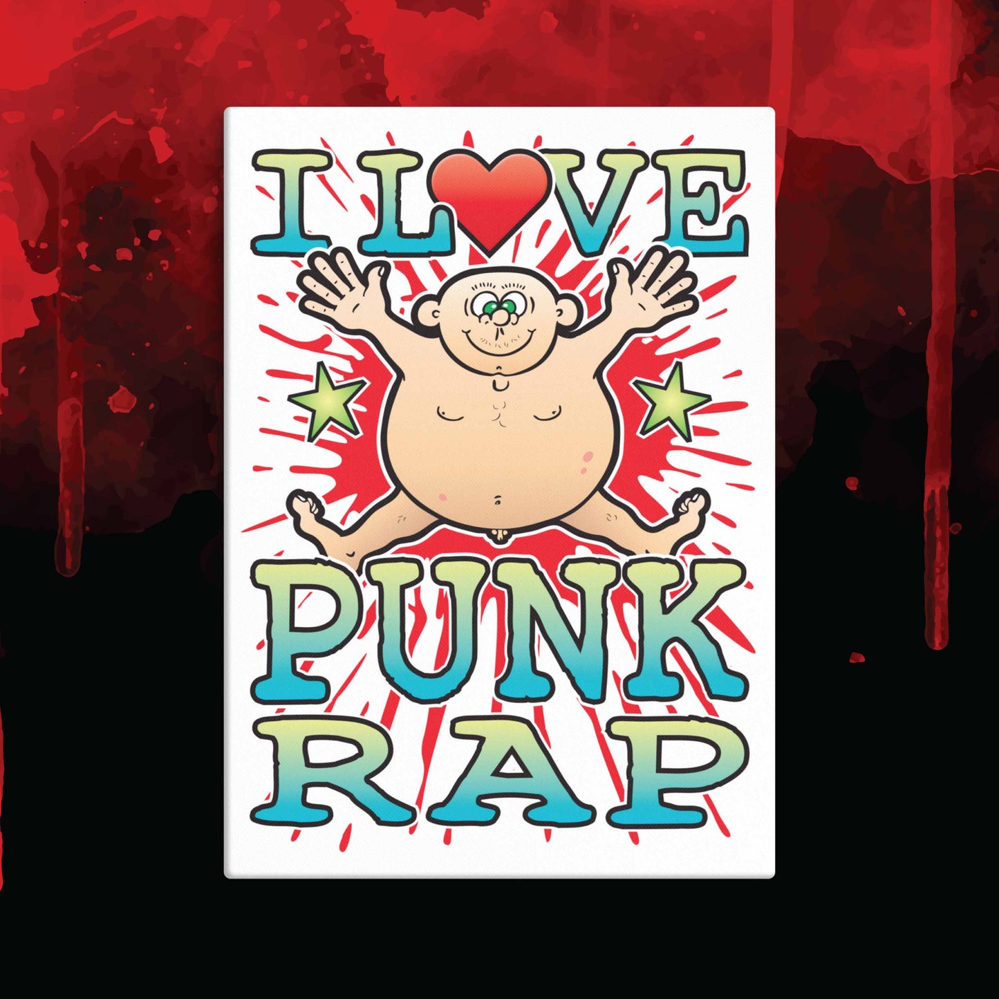 Punk Rap 51x71cm Canvas Print