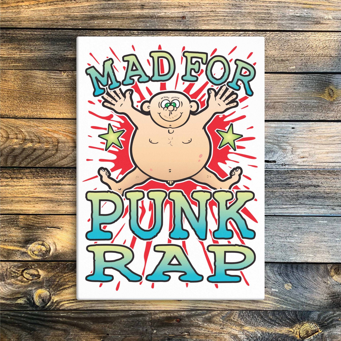 Punk Rap Canvas Print 30x40cm