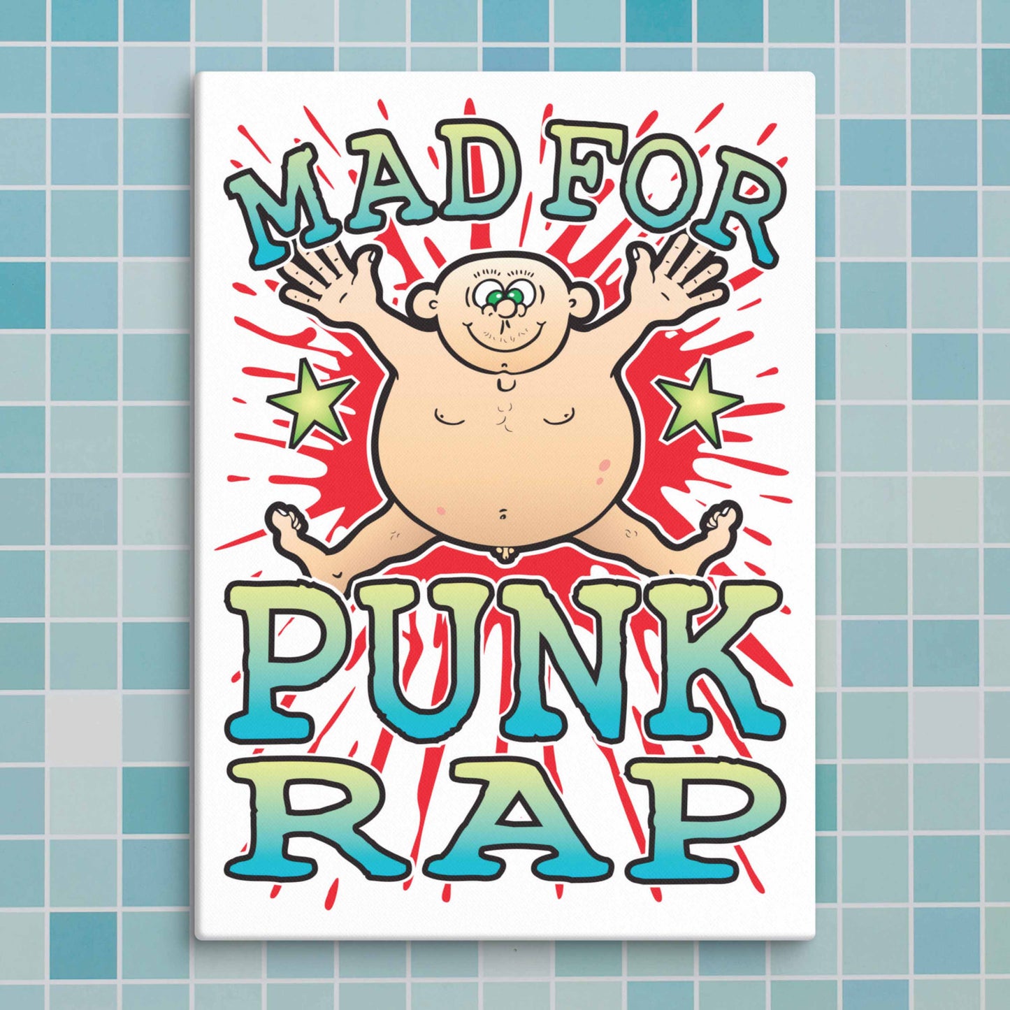 Punk Rap Canvas Print 30x40cm