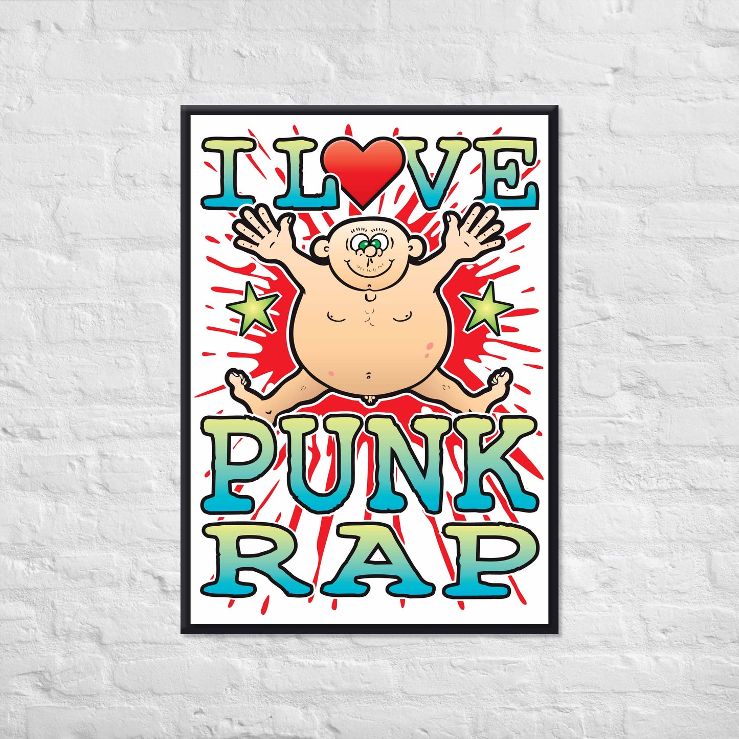 Punk Rap 50x70cm Wall Art / Love Music Poster