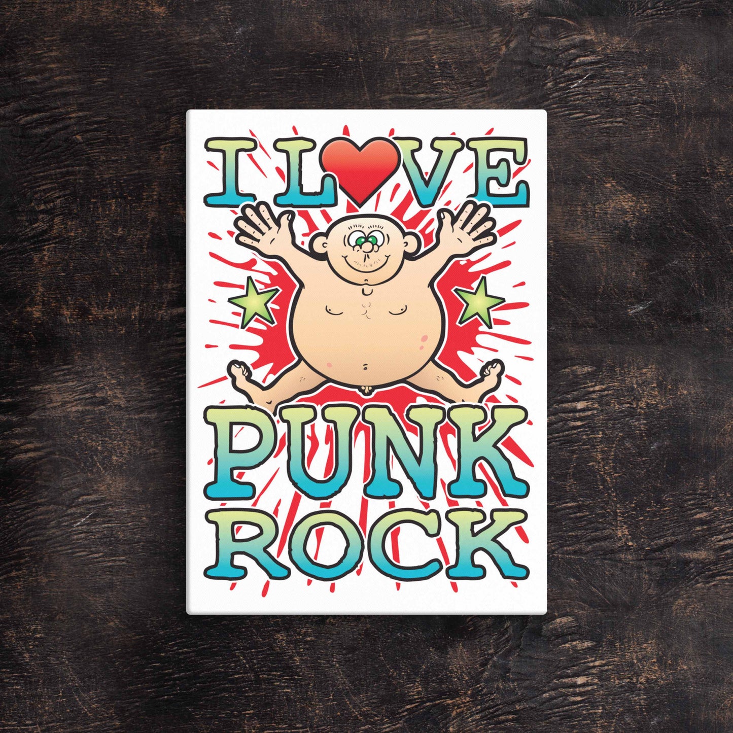 Punk Rock 51x71cm Canvas Print