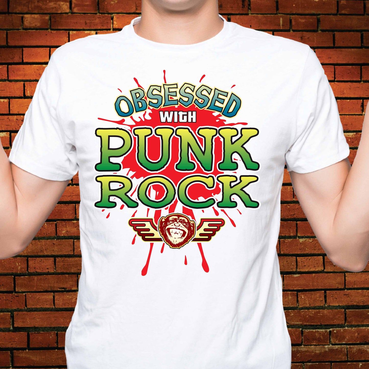 Punk Rock Obsessed Cotton T-Shirt