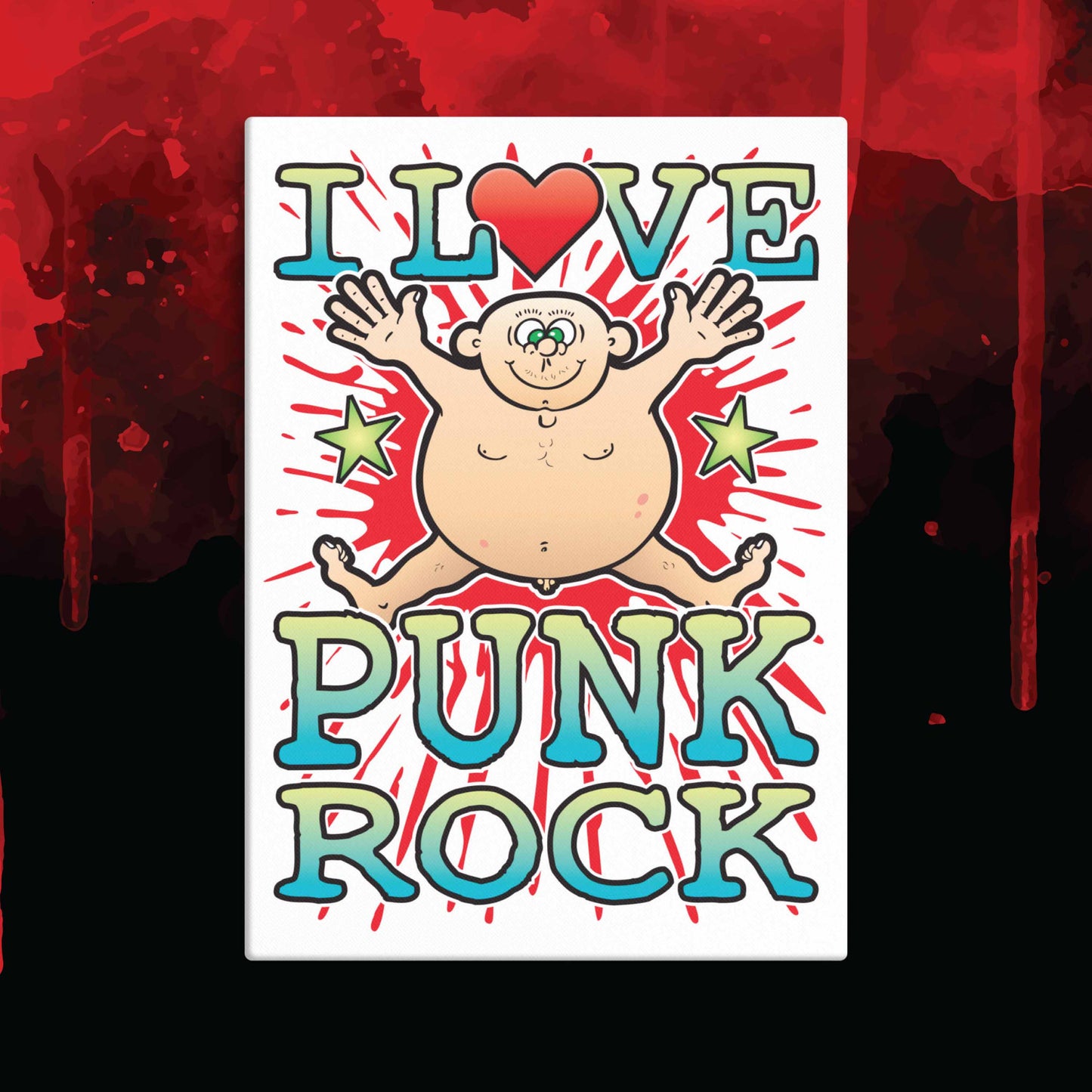 Punk Rock 51x71cm Canvas Print