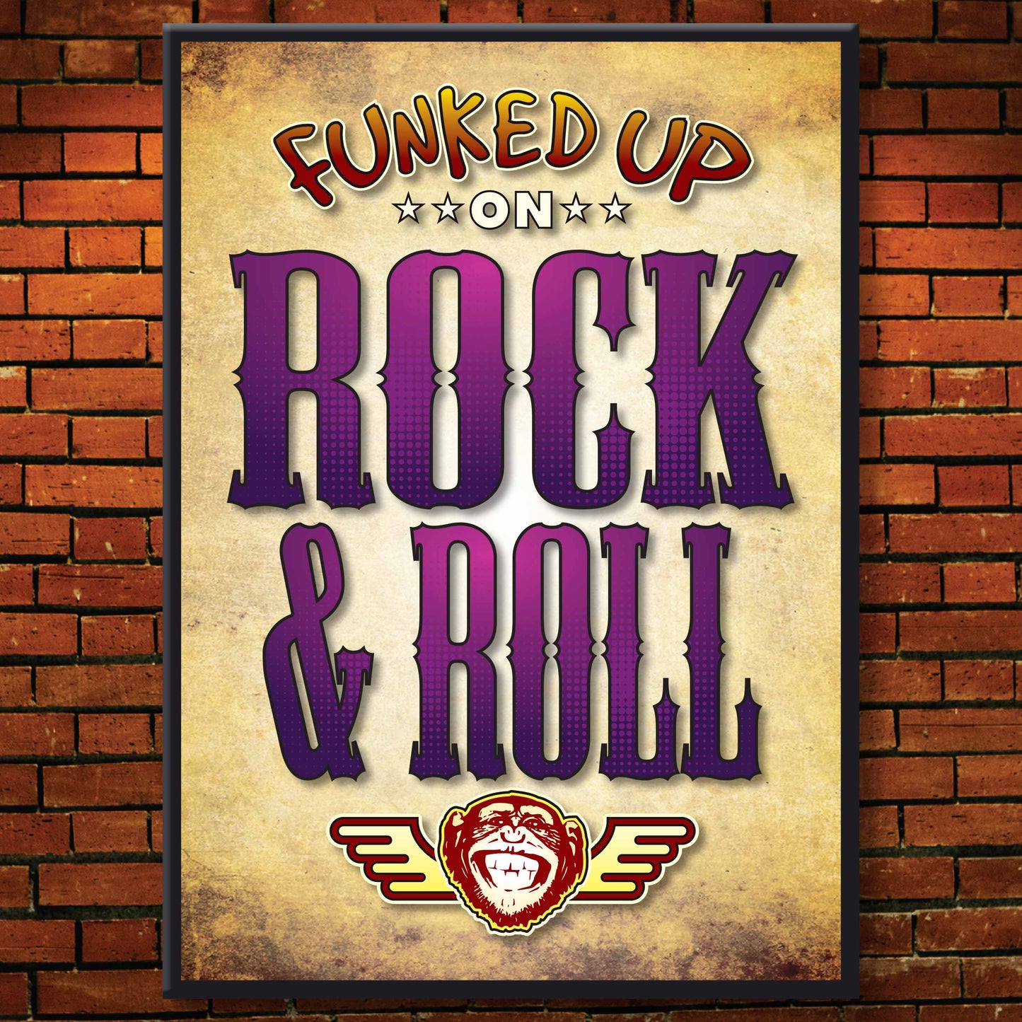 Rock & Roll Art Print / Poster / Birthday Card / Greetings Card