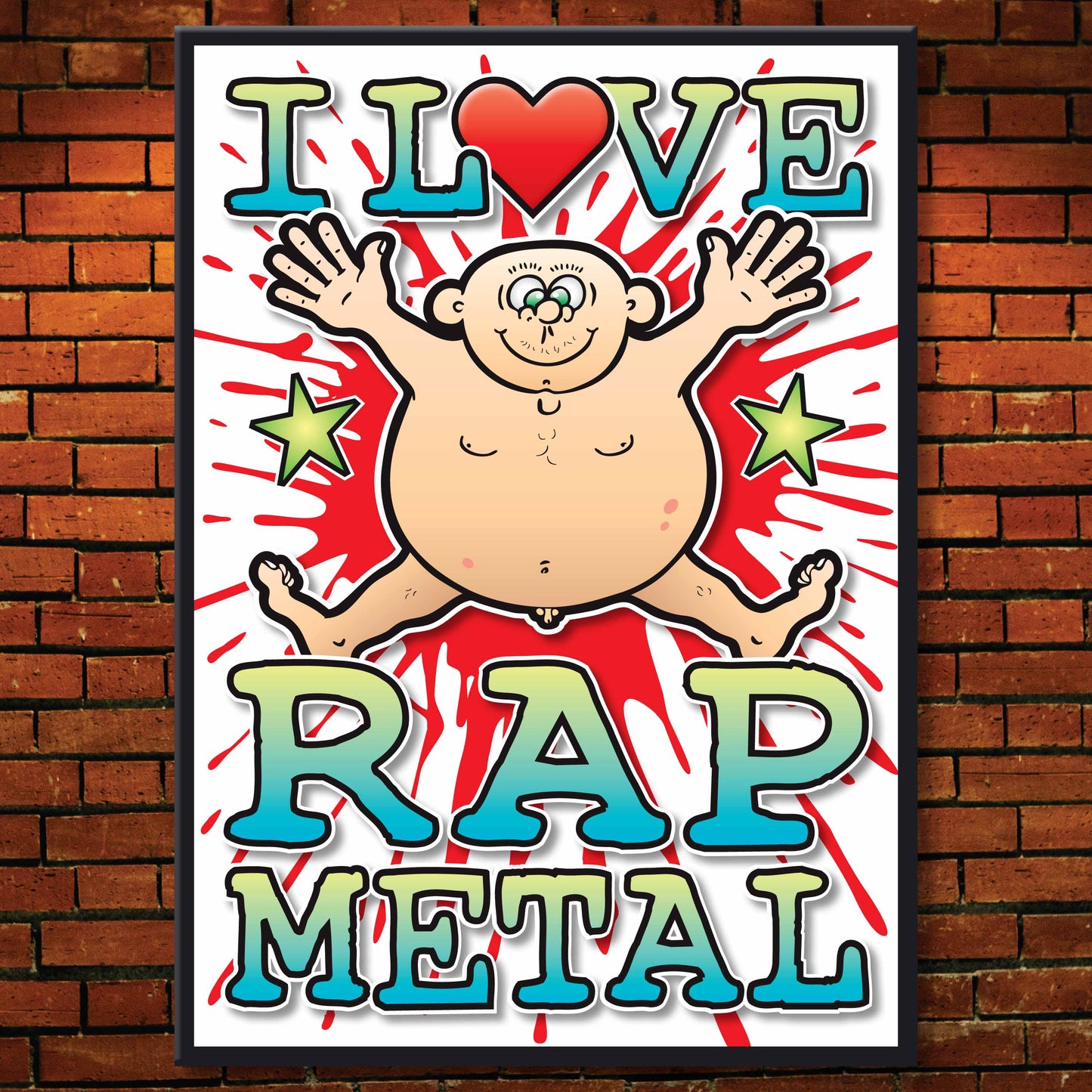 Rap Metal Art Print / Love Music Poster / Wall Décor / Rock Guru