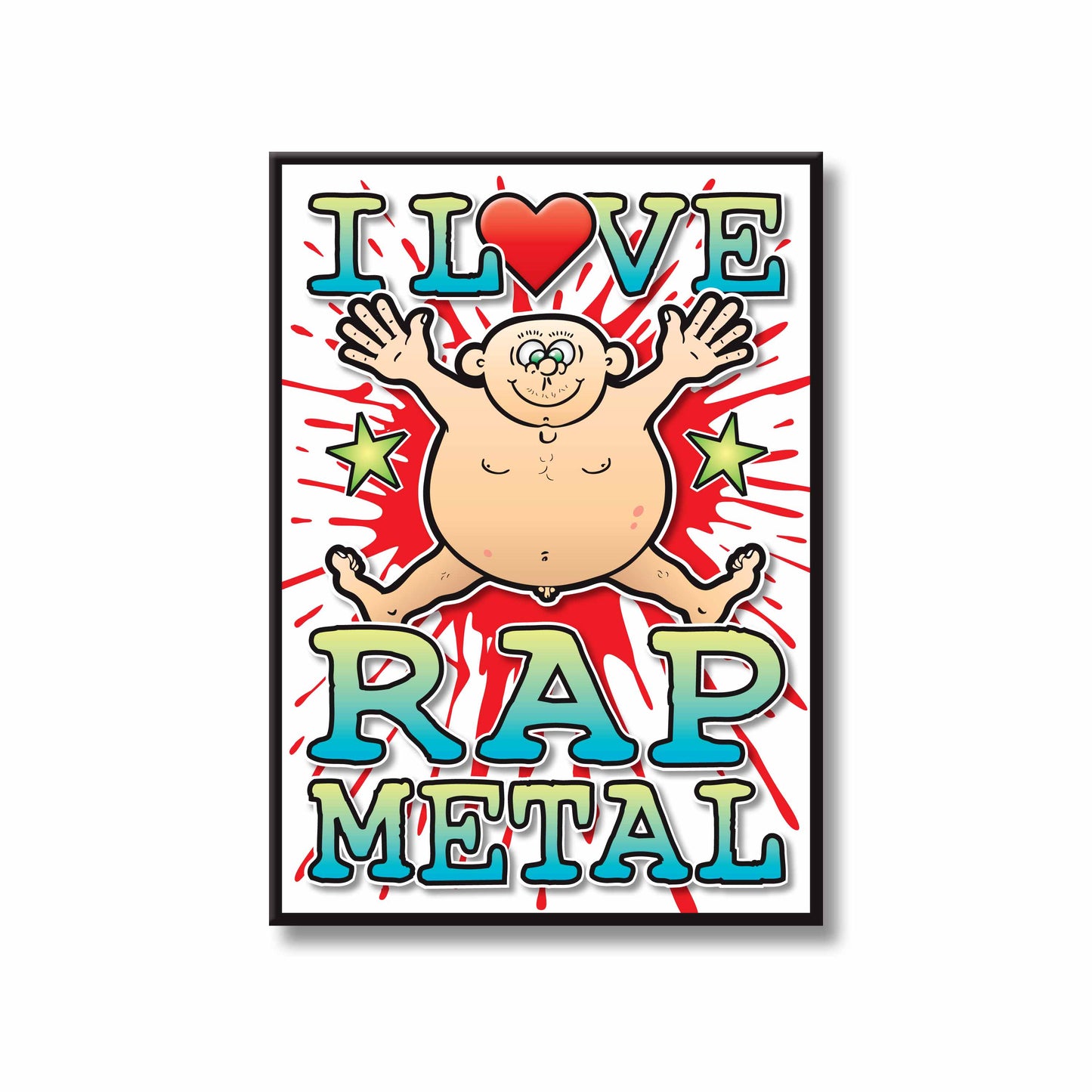 Rap Metal Art Print / Love Music Poster / Wall Décor / Rock Guru