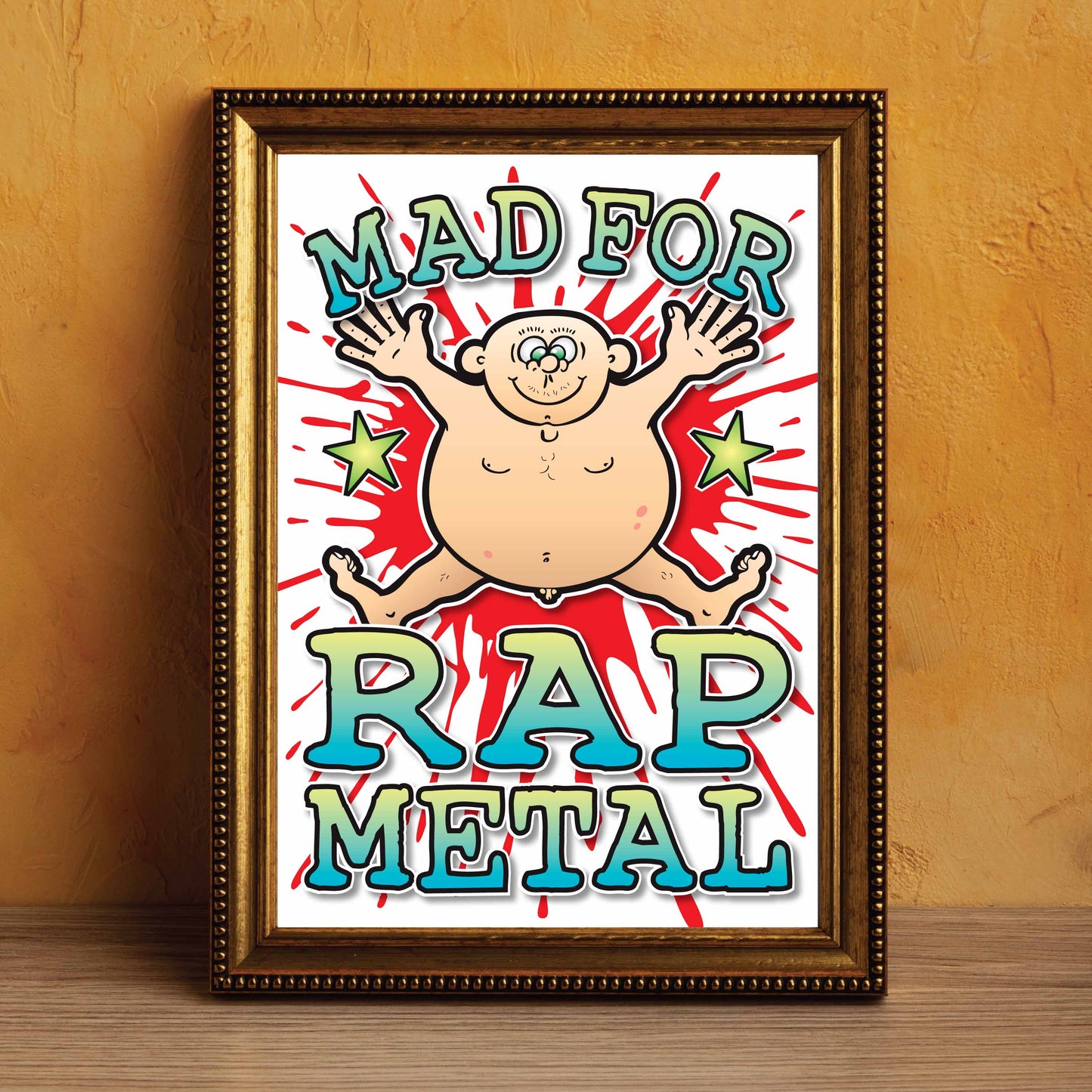 Rap Metal Art Print / Mad For Music Poster / Wall Décor