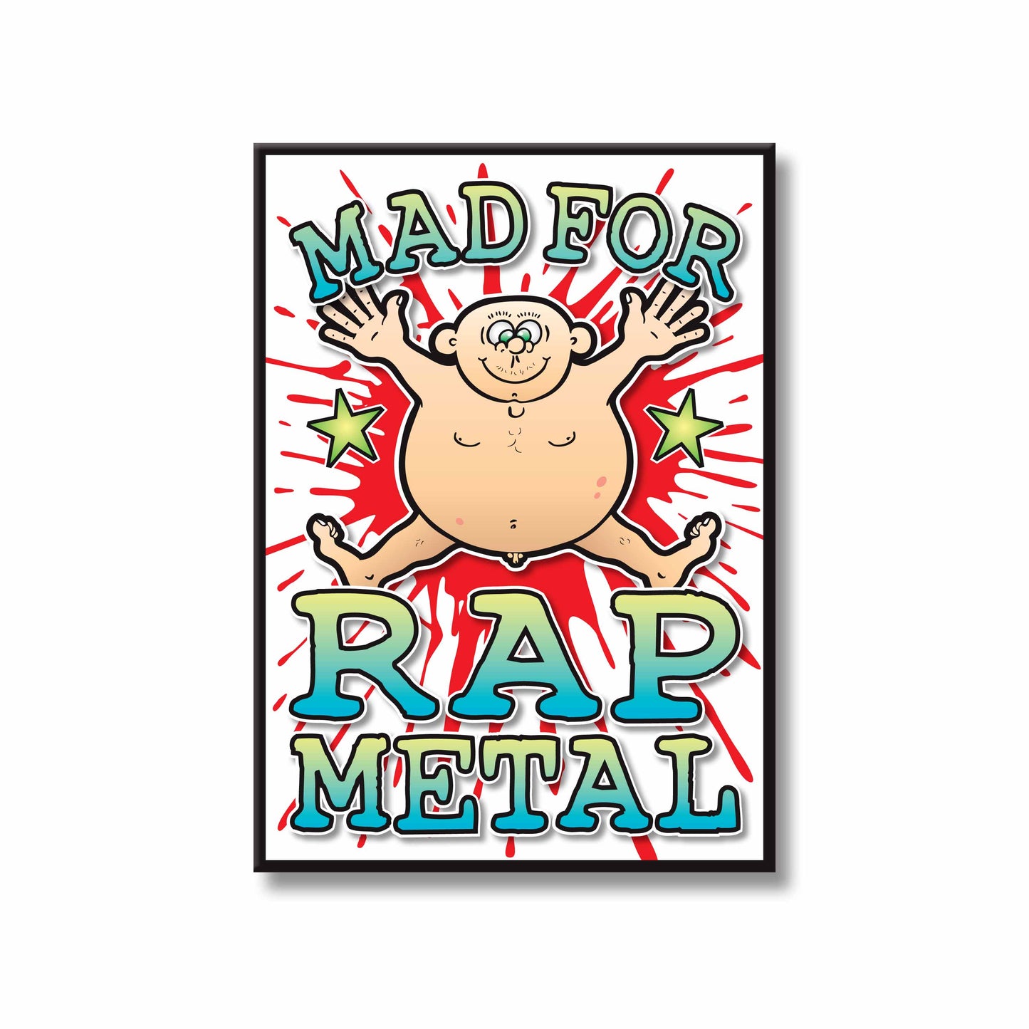 Rap Metal Art Print / Mad For Music Poster / Wall Décor
