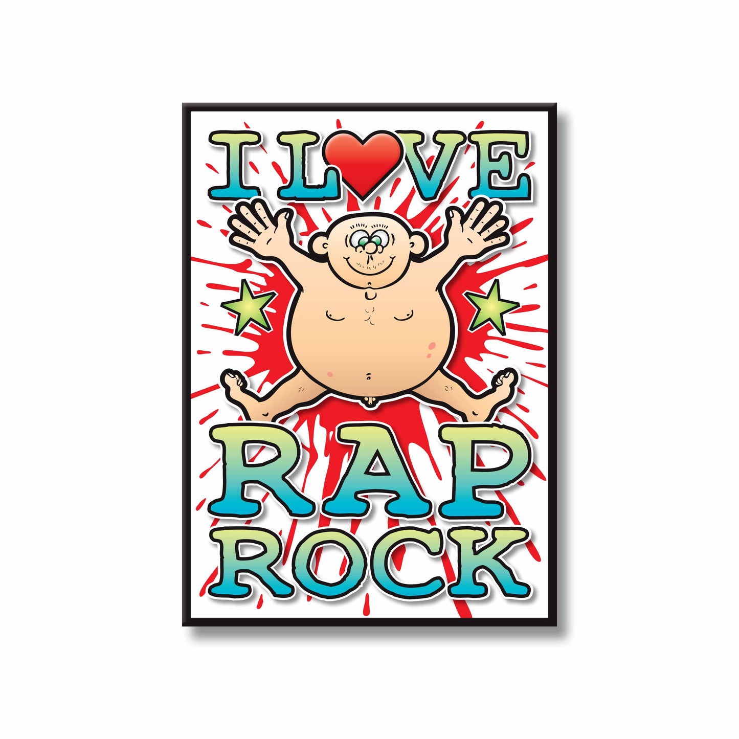 Rap Rock Art Print / Love Music Poster / Wall Décor / Rock Guru