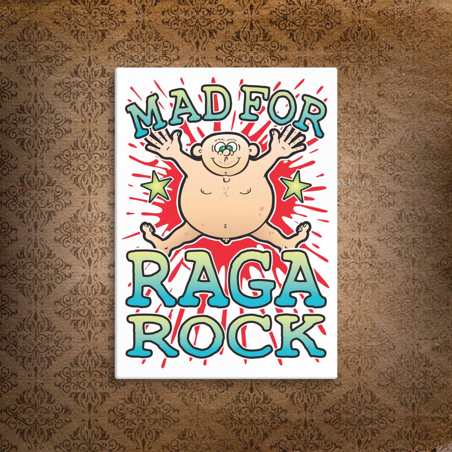 Raga Rock Canvas Print 30x40cm