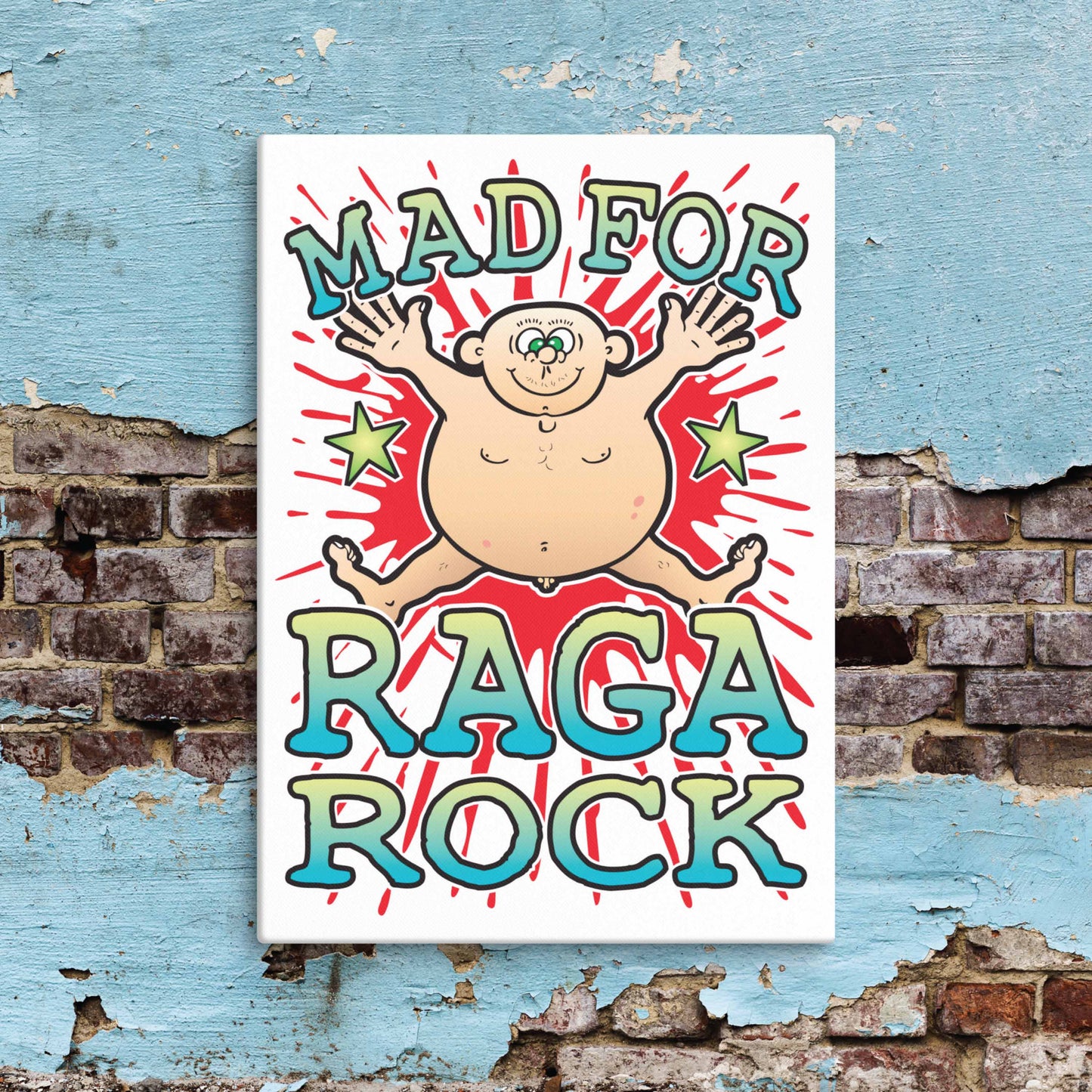 Raga Rock Canvas Print 30x40cm