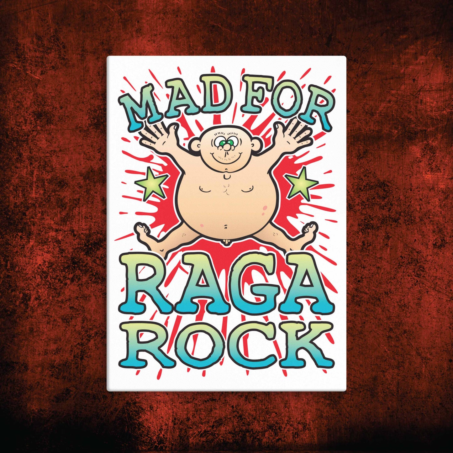 Raga Rock Canvas Print 30x40cm
