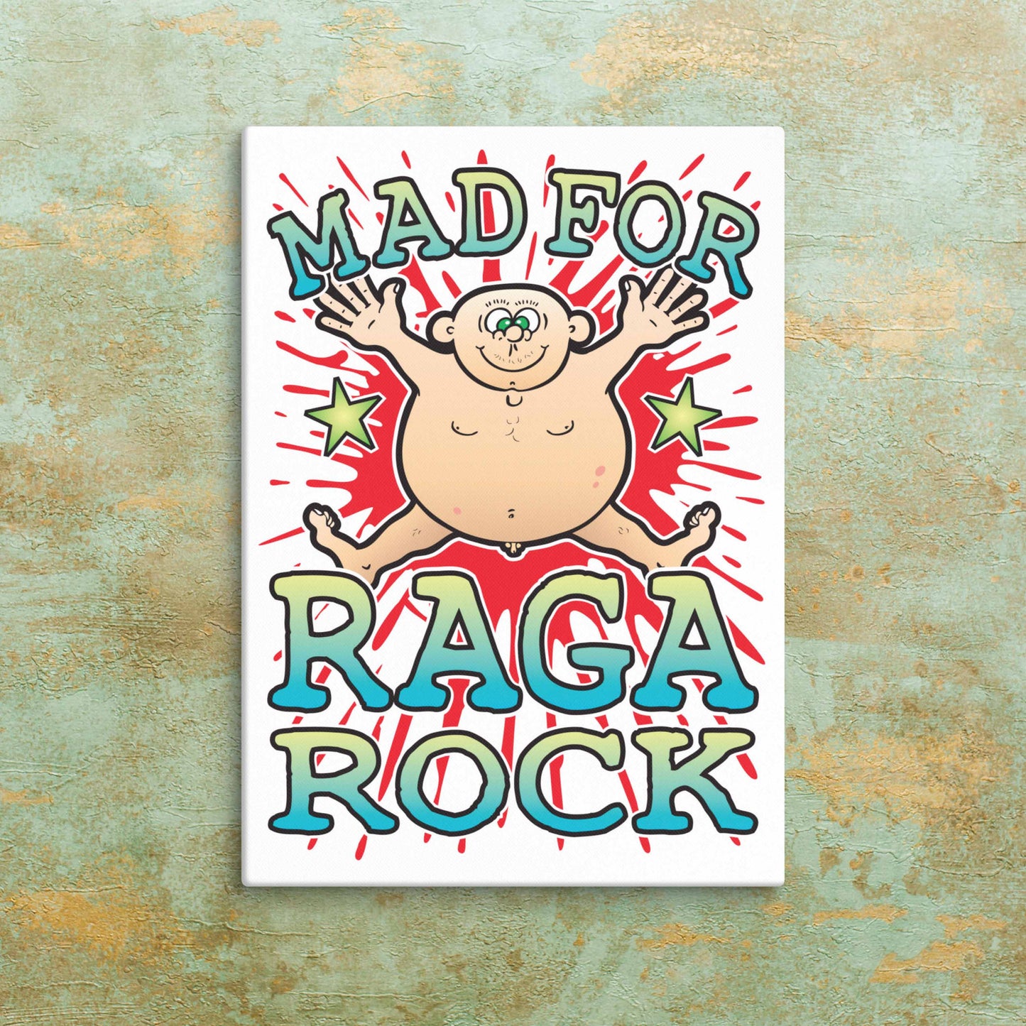 Raga Rock Canvas Print 30x40cm