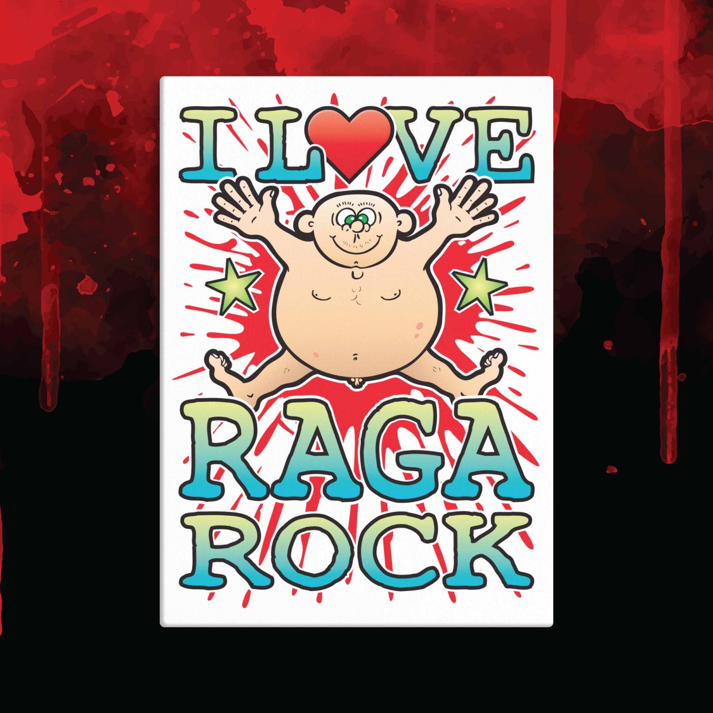 Raga Rock 51x71cm Canvas Print