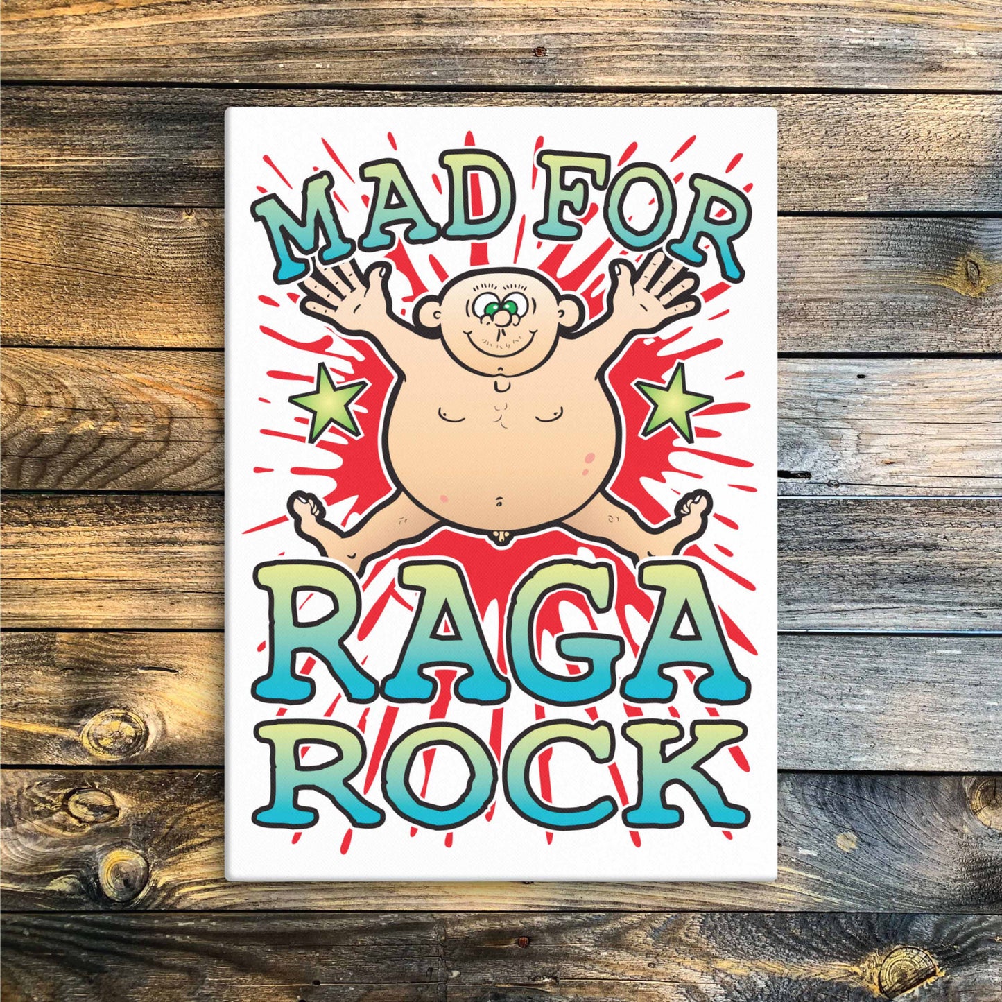 Raga Rock Canvas Print 30x40cm