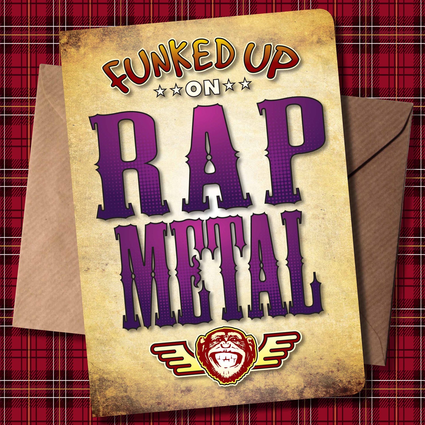 Rap Metal Art Print / Poster / Birthday Card / Greetings Card